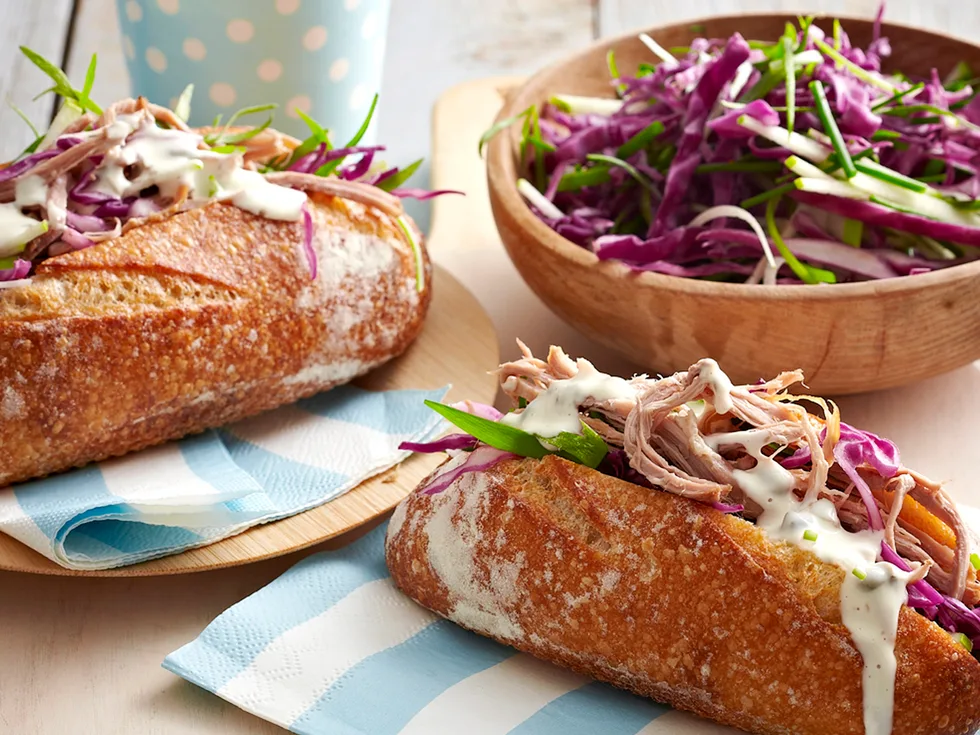 Pulled pork rolls