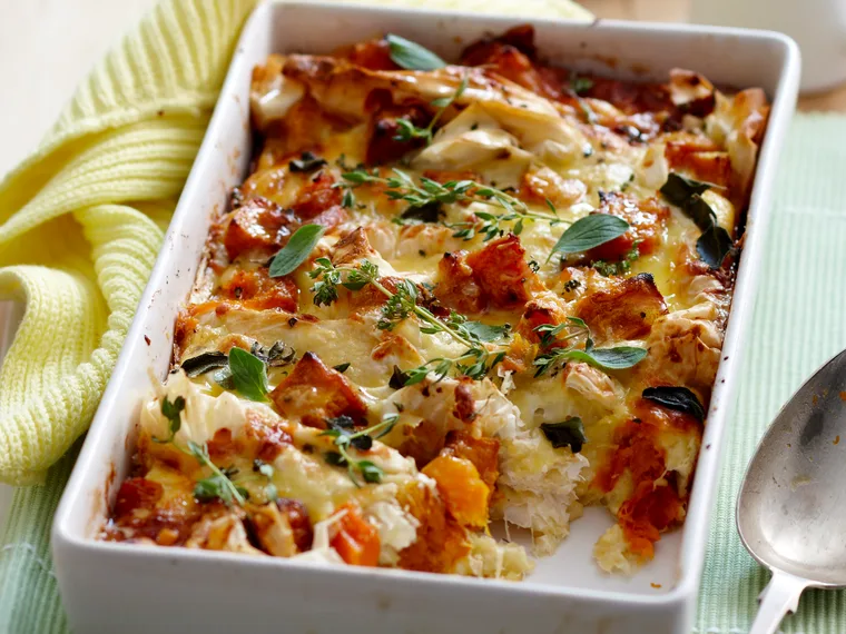 Pumpkin filo pie