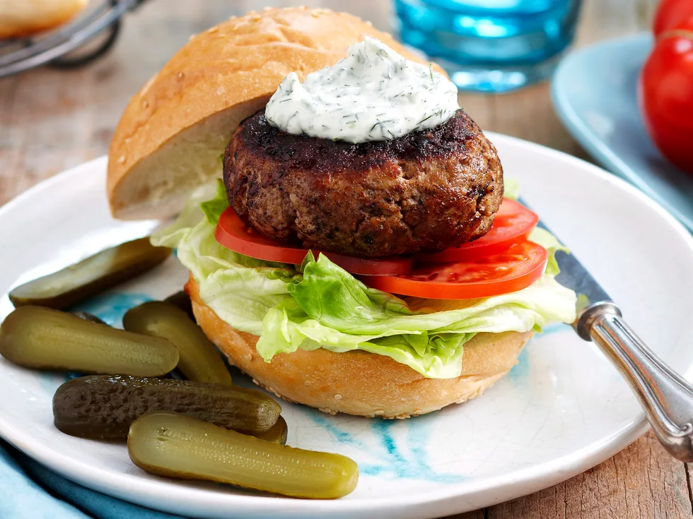 Ranch beef burgers