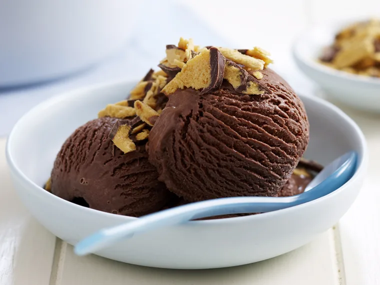 Rich chocolate ice-cream