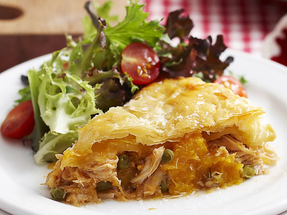 Roast chicken dinner pie