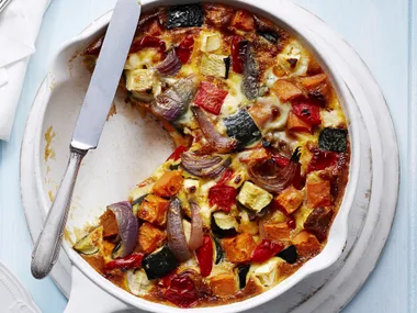 Roast vegetable frittata