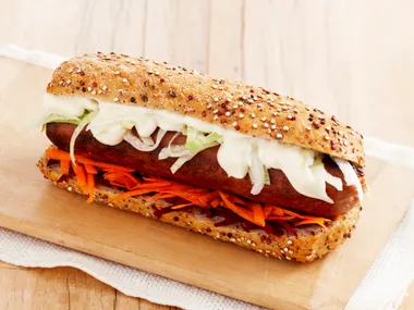 Salad slaw dog