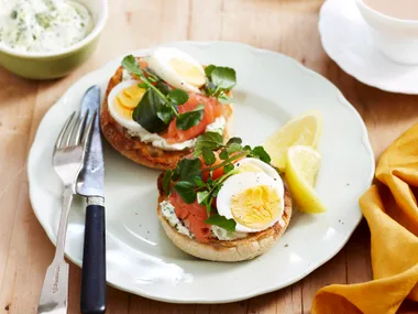 Salmon brunch