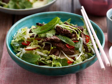 Shredded beef salad