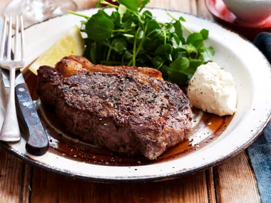 Sirloin with horseradish cream