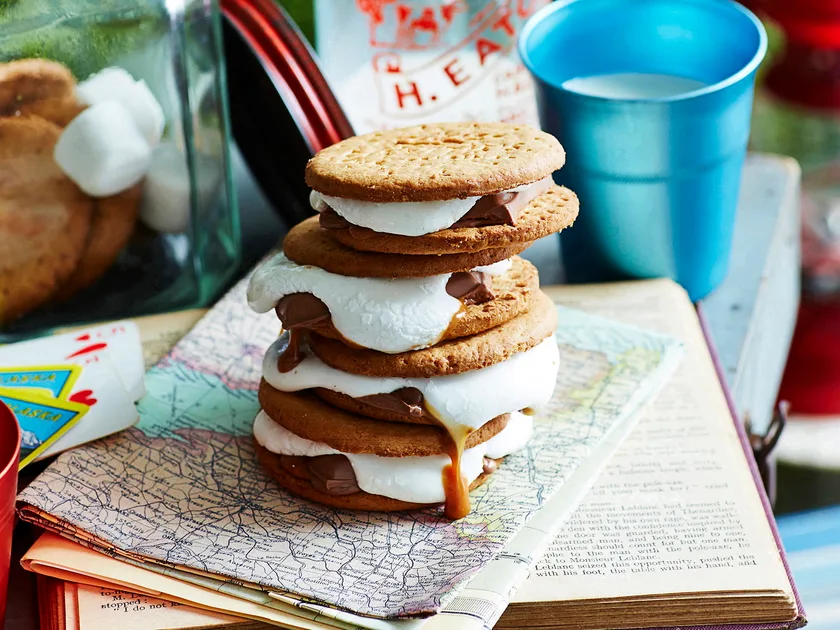 Toasted marshmallow s'more