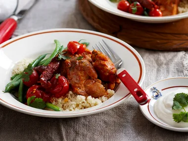 Spicy chicken and couscous
