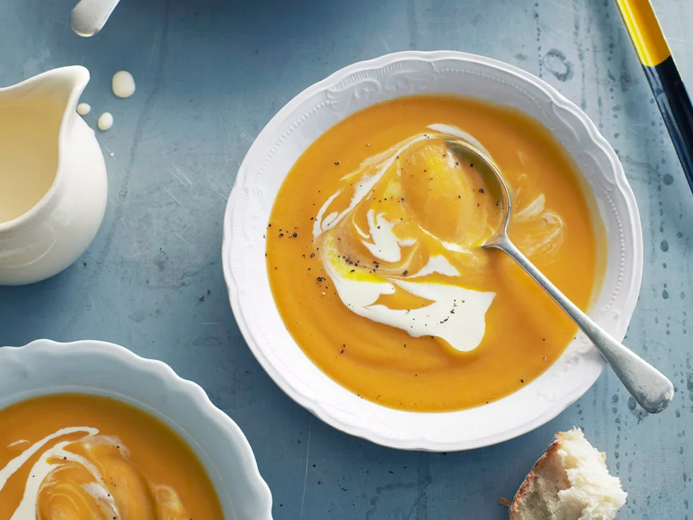 Spicy pumpkin soup
