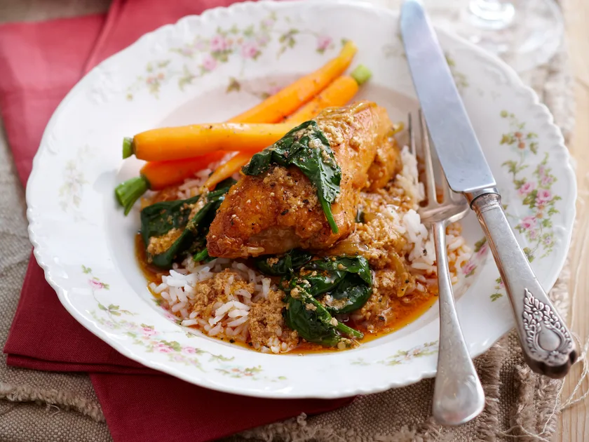 Spicy yoghurt baked chicken