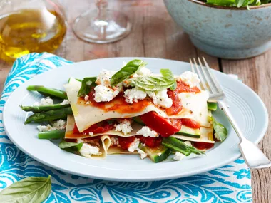 Spring lasagne salad