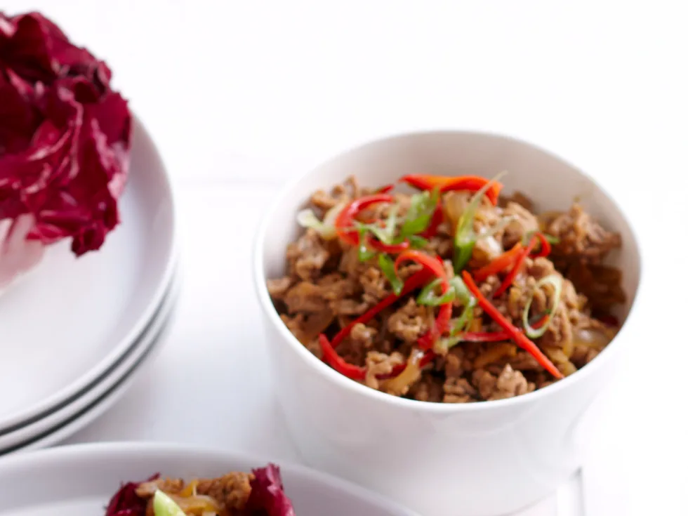 Sticky Pork Cups