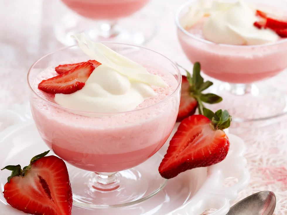 Strawberry Bavarois