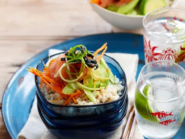 Sushi rice bowl