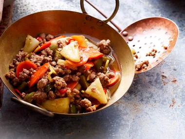 Sweet and sour minced pork