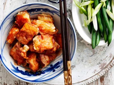 Sweet and sour pork spare ribs