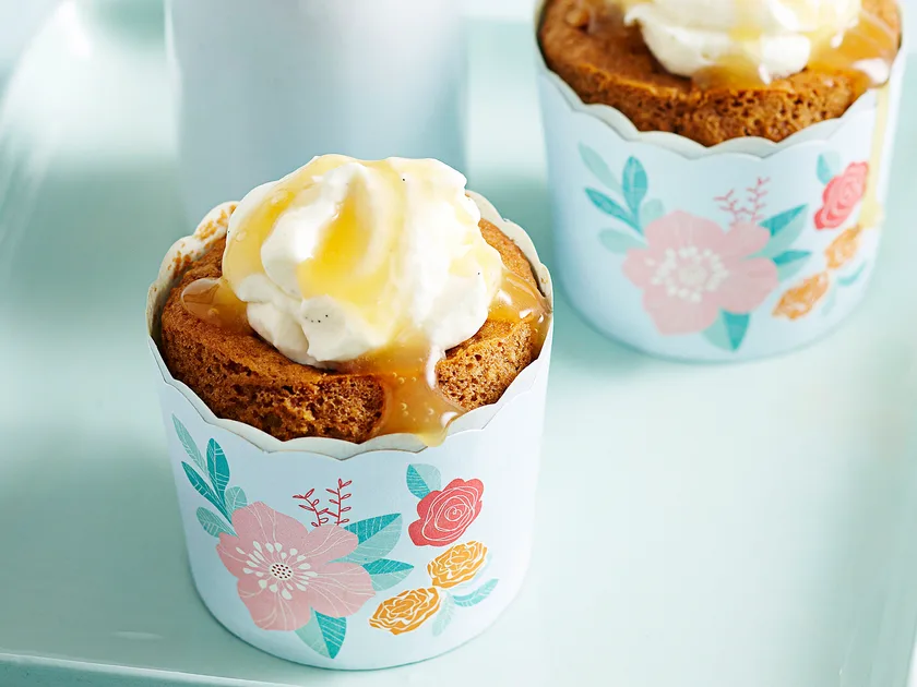 Caramel latte cupcakes with vanilla frosting recipe