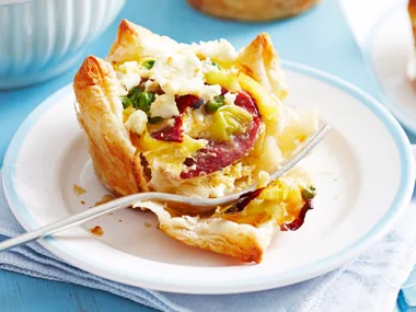 Chorizo tarts
