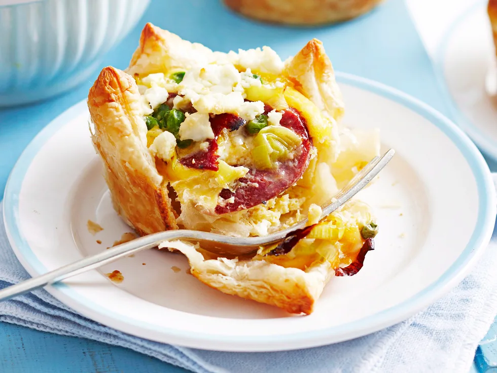 Chorizo tarts