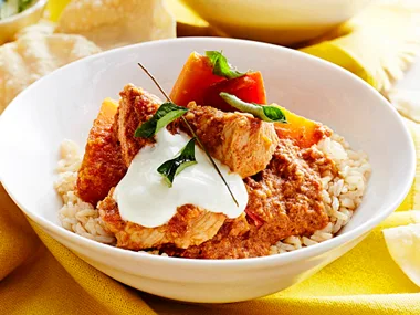 Creamy chicken curry