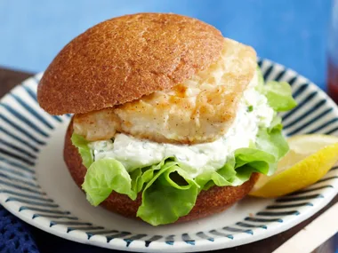 Easy fish burgers