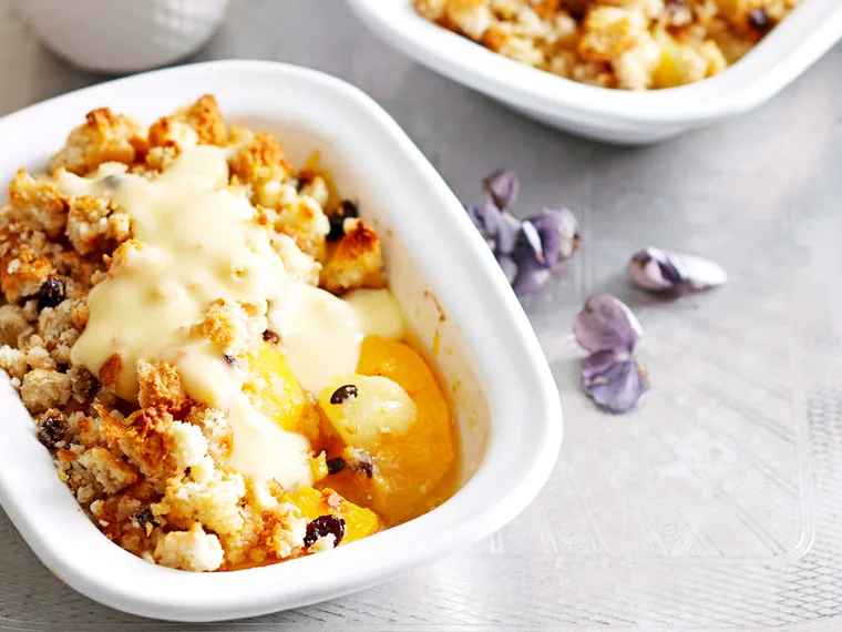 Easy sunshine crumble