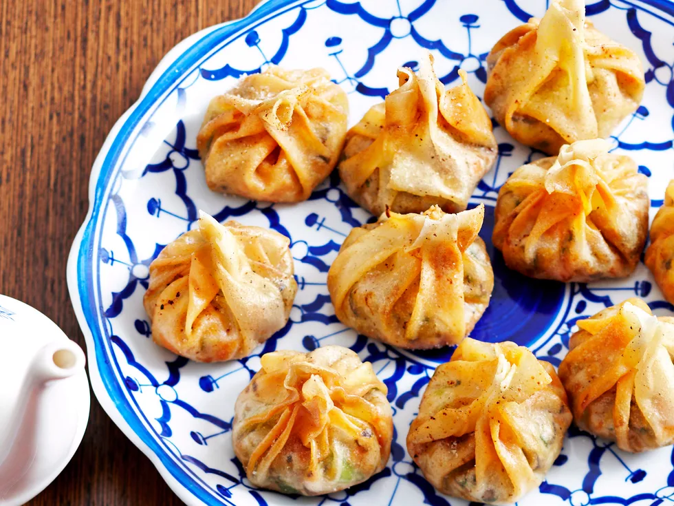 Fried vegetable dumplings