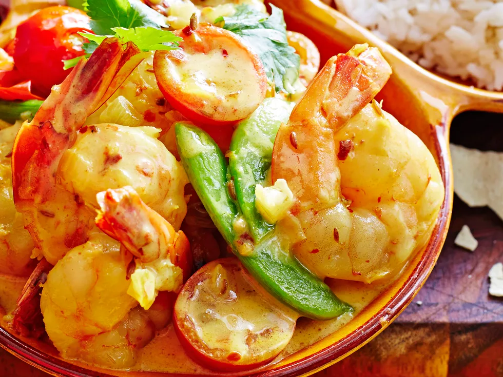 Goan prawn curry