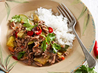 Green turkey curry