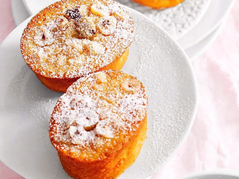 Hazelnut and apple friands