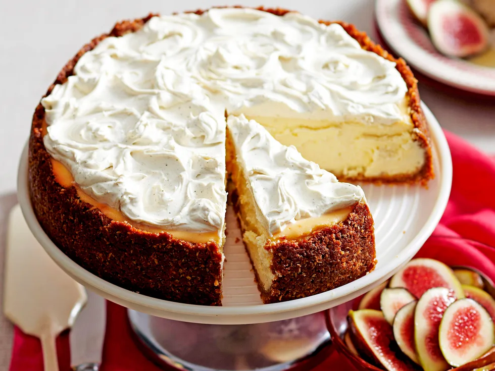Honey and garam masala cheesecake