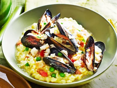 Mussel risotto