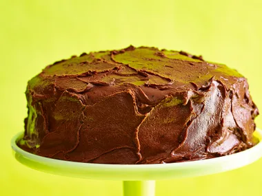 One-bowl chocolate cake with mocha icing