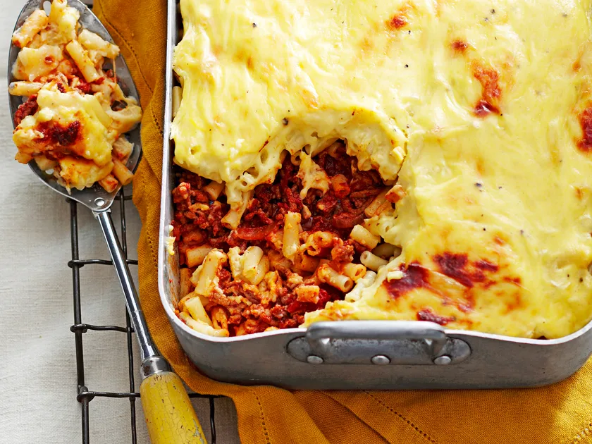 Pastitsio with homemade bchamel sauce recipe