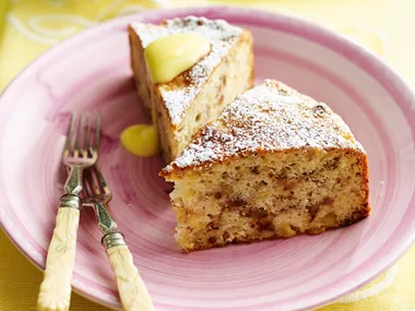 Pineapple and walnut cake