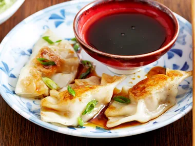 Pork and cabbage gyoza