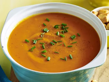 Roasted vegetable soup