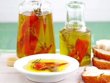 Rosemary and chilli infused oil