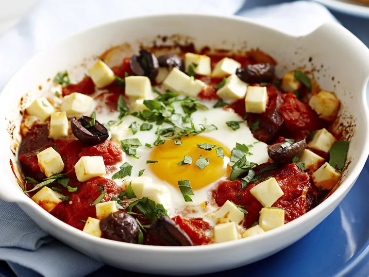 Spanish baked eggs