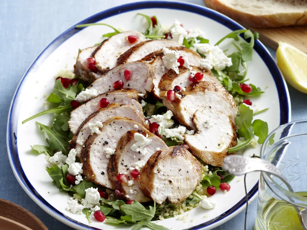 Spiced honey chicken salad