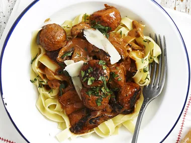 Stroganoff meatballs