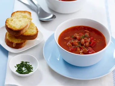 Tomato and bean soup