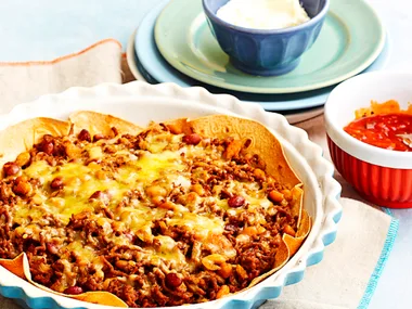 Tortilla beef pie