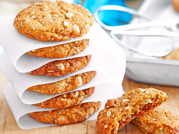 True blue ANZAC biscuits