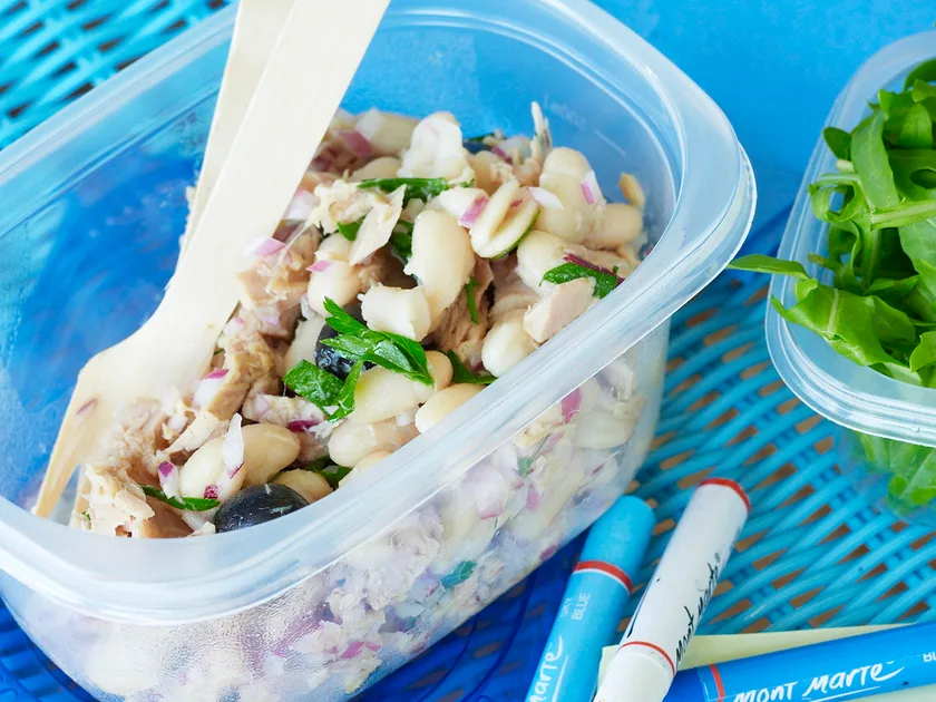 Nourishing tuna and cannellini bean salad recipe