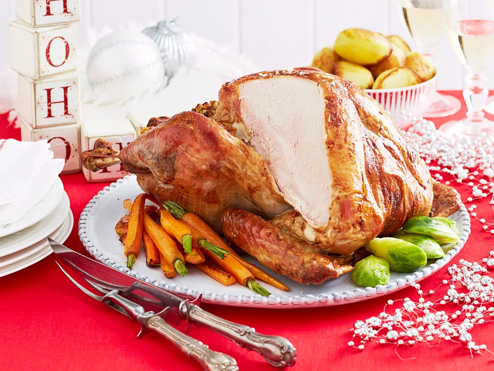 Turkey with pancetta and macadamia stuffing