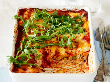 Vegetable cannelloni