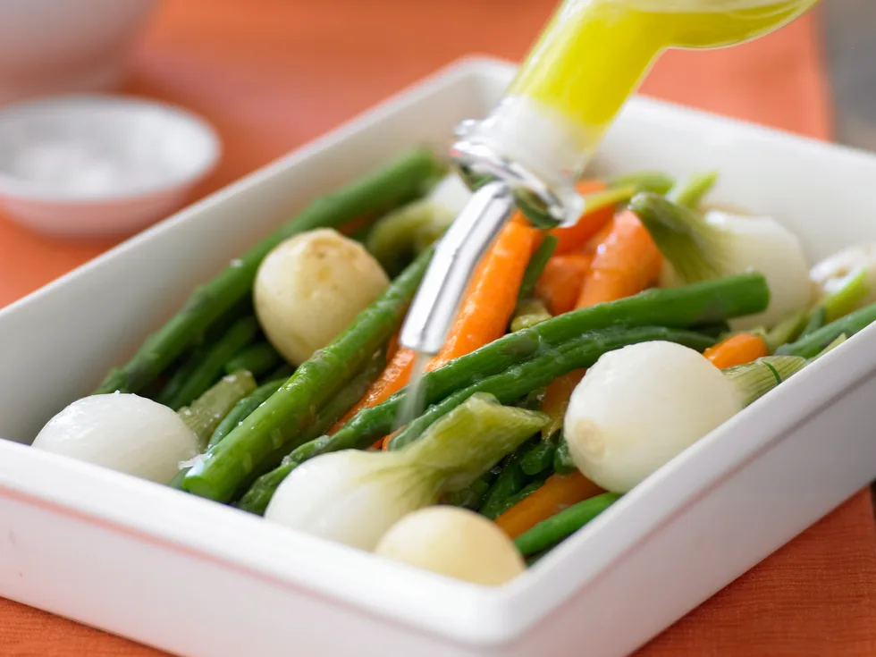 Baby Vegetables with Lemon