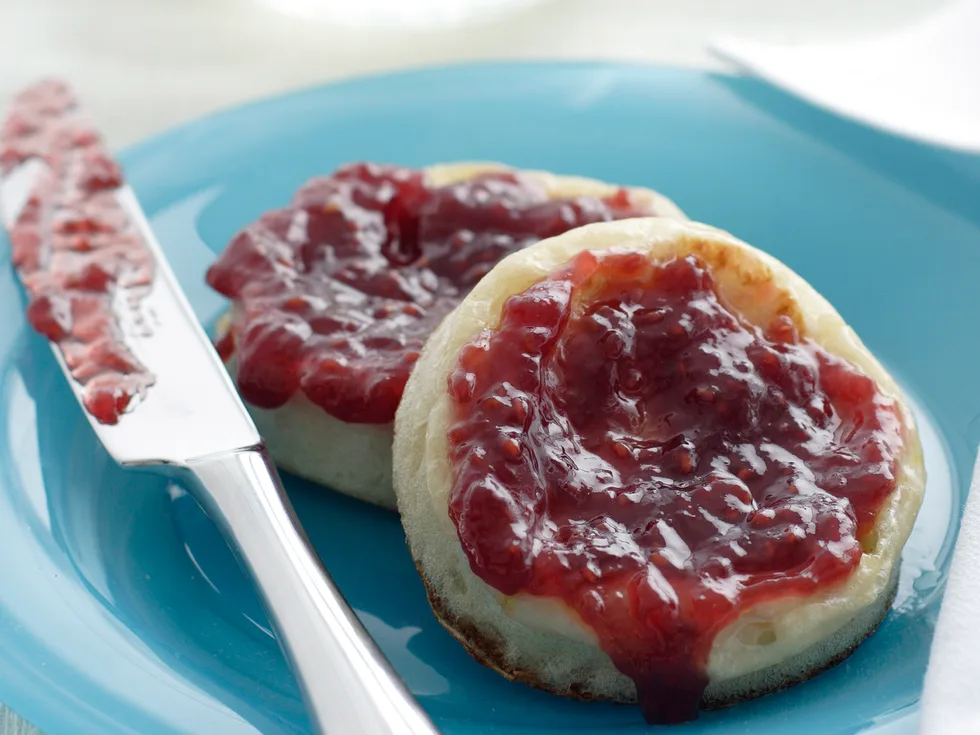 Toasted Homemade Crumpets