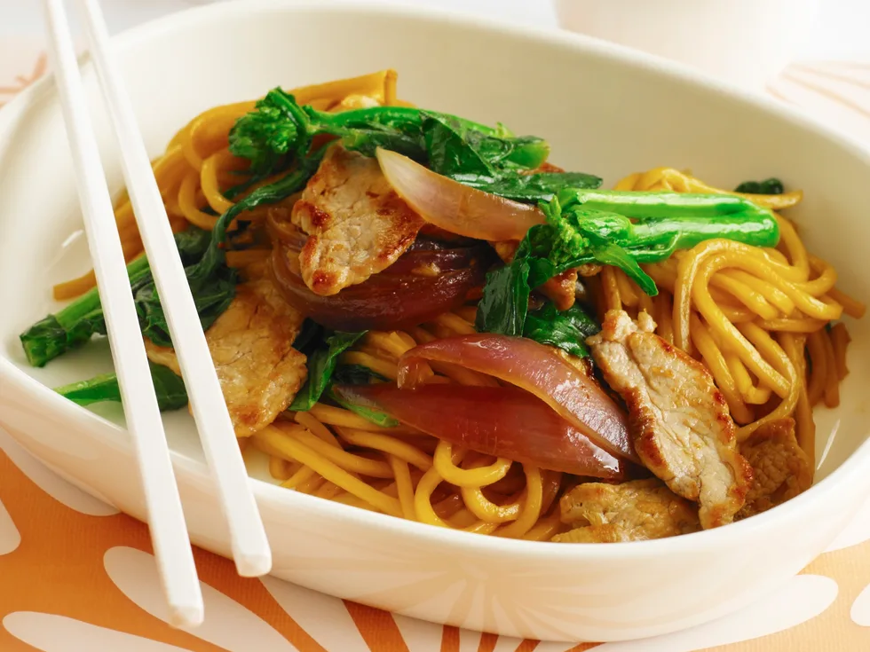 Pork and Gai Lan Stir-Fry